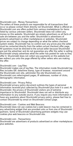 shuckmobil privacy