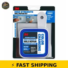 3m 068060468710 High Strength Hole Repair Kit Color Changing Spackling Compound