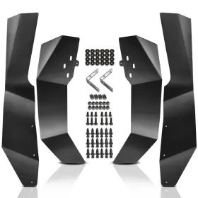 Apsg0051 A-premium Set Of 4pcs Mud Flaps Utv Fender Flares Mudguards Compatible With P