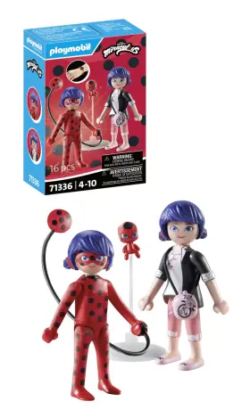 71336 Adventure Girl Playmobil Miraculous Marinette And Ladybug Including Kwami Tikki Diver