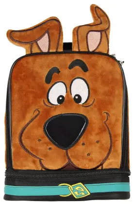 B20sy46318-si Ai Accessory Innovations Scooby Doo Character Embroidered Face With 3d Ears Insulated Dual Compartment