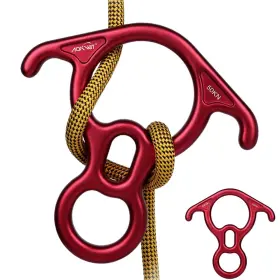 Smcrf1 Aokwit 50kn Rescue Figure 8 Descender Large Bent-ear Belaying And Rappelling Gear B