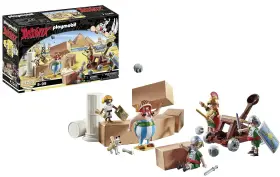 71268  Asterix Playmobil Edifis And The Battle Of Palace Working Catapult O