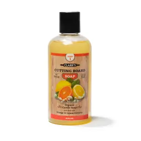 Clarks 853324008029 Cutting Board Organic Soap - Cleaner For Butcher Block Countertop An