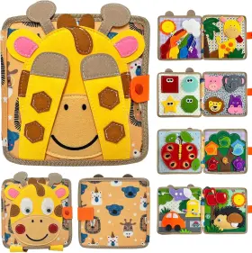 Quietbook001 Cobelae Montessori Busy Book For Toddlers 1-3 Toddler Board Felt Quiet