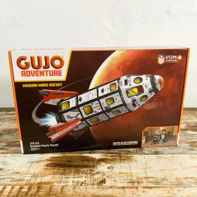 Gujo 850006026111 New Adventure Mars Mission Rocket - Kids Stem Building Toys Set