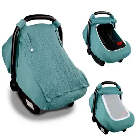 Hw0007 Hooyax Muslin Car Seat Covers For Babies Summer Baby Cover Boys Girls