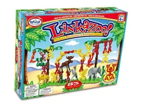 19100 Huntar Company Inc. Linkazoo Toy Play Set Linking Animal Figures 83 Pieces