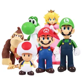 Ff33 Isaneihas 6 Pcs/set Mario Figures Toy - And Luigi Figurines Yoshi Bros Action Fig
