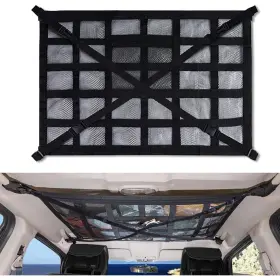 X21.6 Jugatamaibu 702722392721 Car Ceiling Cargo Net Pocket 31.5 Inch Strengthened Load-bearing Designdoub