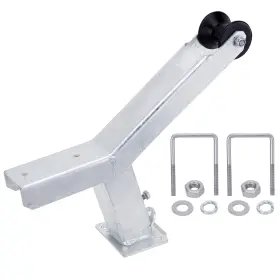 Jpzj011 Jurplix Boat Trailer Winch Stand With Roller Compatible 3 Inch W X 4 H