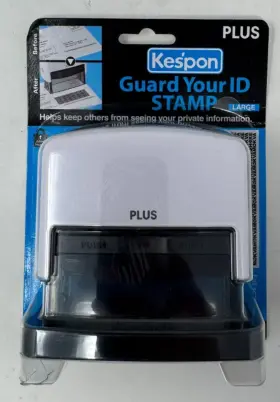 Kespon 893357000607 Plus Guard Your Id Stamp Large