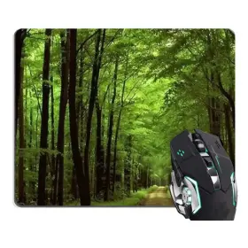 Love Mouse Pad Sdu3065 Deep In The Forest Thick Green Vegetation Tree Nature Mat
