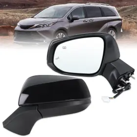 8794008190 Lqito Left Driver Side Mirror Compatible With 2021 2022 2023 2024 2025 Toyota Sienn