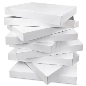 Mulu-25kfh Mumululu 8 Pcs White Gift Boxes With Lids Sizes 11ftft X 7.48ftft For Birthdays G
