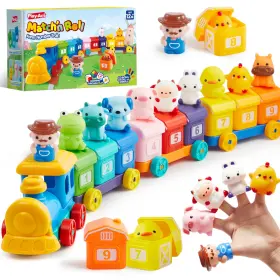 51053 Play-act Learning Toy For Toddlers 1 2 3 Years Old Counting Matching &