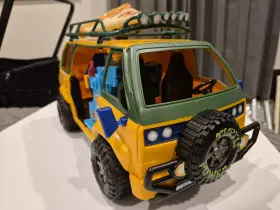 83488 Playmates Incomplete Tmnt Mutant Mayhem - Pizza Fire Delivery Van Toy Vehicle 2023