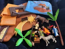 5588 Playmobil 000309387235 Christmas Nativity Lot From Figures Animals Incomplete 2013