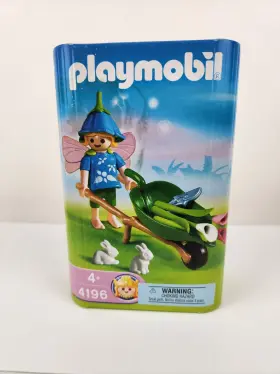 Playmobil 007519041968 4196 Flower Wheelbarrow New 2006 Fairy