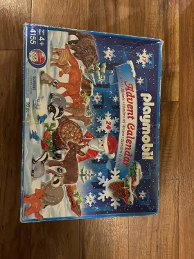 4155 Playmobil 008585041445 Christmas Advent Calendar 2008 New Open Box