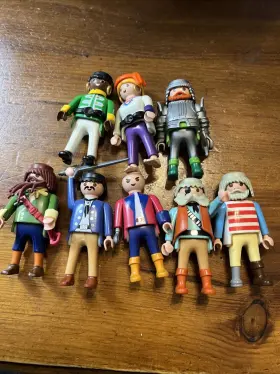 008789 Playmobil Figure Figurines Lot Of 8 Variety Collection