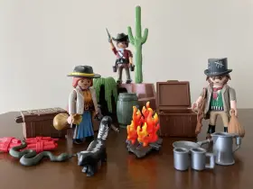 Playmobil 008789010230 Western Bandit Hideout Set Complete 3 Figures And Accessories 2023