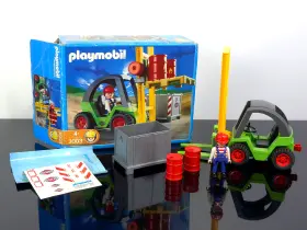 Playmobil 008789030030 Forklift 3003 Construction Warehouse Vehicle - 2002