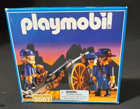 Playmobil 008789030573 #3057 Civil War Western Artillery Playset Union Soldiers Unopened