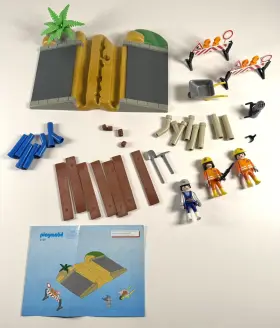 Playmobil 008789031266 3126 - Road Workers Construction Super Set 95% Complete