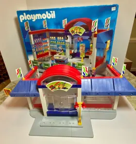 Playmobil 008789032003 3200 Supermarket Grocery Store - Nearly Complete Set With Box And Manual