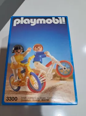 Playmobil 008789033000 # 3300 Children With Bmx Bikes In Box New Sealed