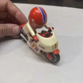 Playmobil 008789033031 #3303 Boy In Sport Motorcycle Racing Vintage 1991 No Box