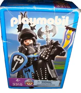 Playmobil 008789033154 3315 Black Knight Crusader Complete