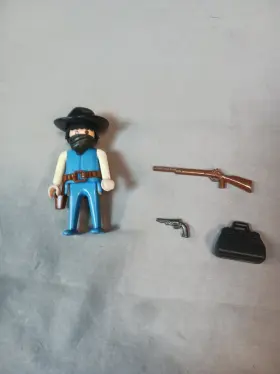 Playmobil 008789033833 Vintage 1990 3383 Cowboy Bandit Western Incomplete