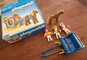 Playmobil 008789033918 3391 Sleigh Ride 3 Figures Horse