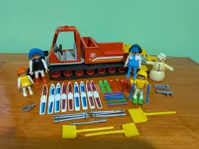 Playmobil 008789034694 3469 Snowplow And Skiers Incomplete