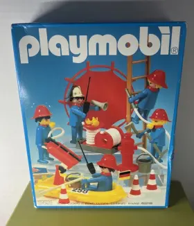 Playmobil 008789034915 Vintage Lyra 3491 Firemen And Equipment West Germany Nib 1985 Read