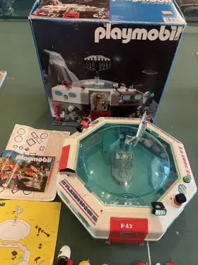 3536 Playmobil 008789035097 Vintage Playmo Space Age 1983 Set With Box #3536