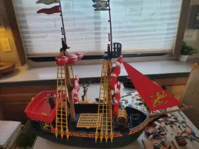 Playmobil 008789035509 Vintage 1978 Pirate Ship With Figures And Extras