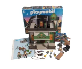 Playmobil 008789037862 3786 Sheriffs Office With Jail And Breakaway Wall Box 1994 See Desc