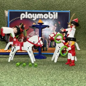 Playmobil 008789038104 3810 Romani Circus Cossacks Acrobats And Horses Vintage 1995 Mint Cond