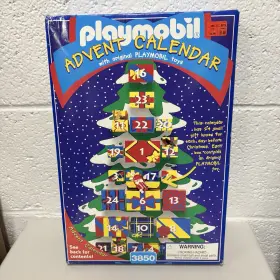 Playmobil 008789038500 1997 3850 Christmas Tree Advent Calendar Geobra New Sealed Box Vtg