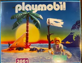 Playmobil 008789038616 Rare Vintage 1996 Castaway Pirate 3861 Deserted Island New In Box