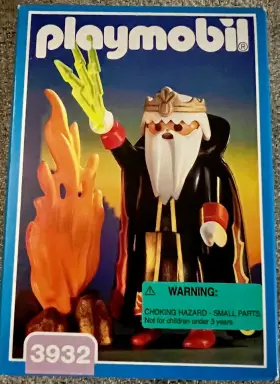 Playmobil 008789039323 Fire Wizard Figure Toy 3932 New Unopened Box Vintage 1997