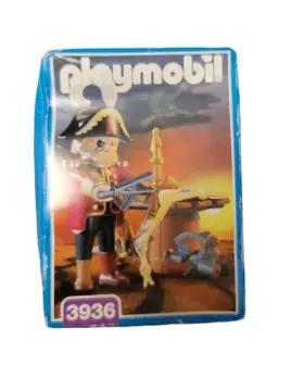 Playmobil 008789039361 Pirate Peg Leg Captain Pirates 3936 Navigator Vtg 2000 New In Box