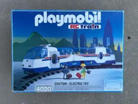 Playmobil 008789040206 Vintage Rc Train Track Set 4020 With Original Box Great Condition
