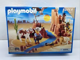 Playmobil 008789041302 4130 Acw Western Super Set Superset