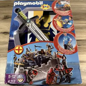 Playmobil 008789042170 New 4217 Lion Knights Take-along Castle With Shield And Sword Retired