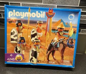 Playmobil 008789042453 New 4245 Egyptian Soldiers - Complete And Unopened 33 Pc
