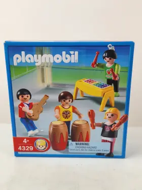 Playmobil 008789043290 4329 School Band Musical W Instruments Drums Geobra New 2008